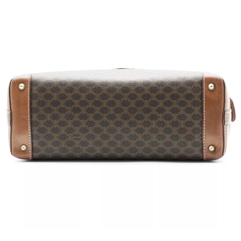 Brown Patterned Handbag - image 4